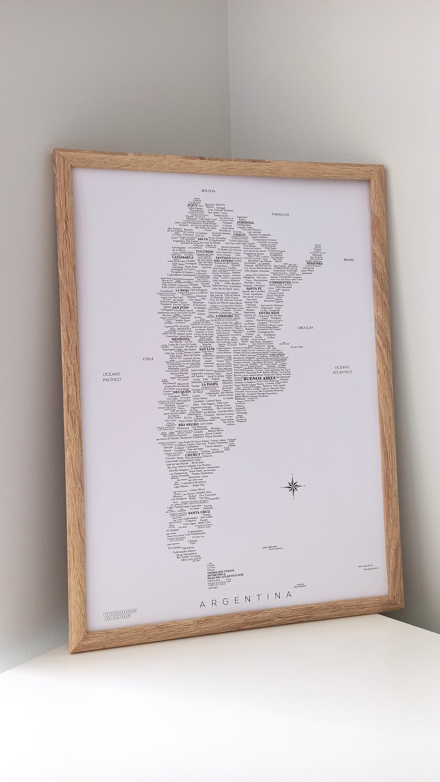 Mapa de Argentina